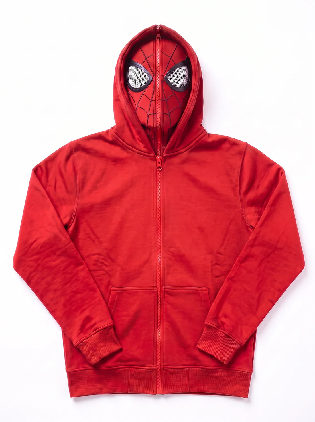 Spider Mask Zip-Up Hoodie